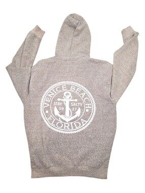 2/$20 US Vintage Venice Beach Light Brown Hoodie Top Size: M